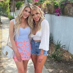 Ari Embroidered Dress in Blue & Orange
Tularosa Size Medium